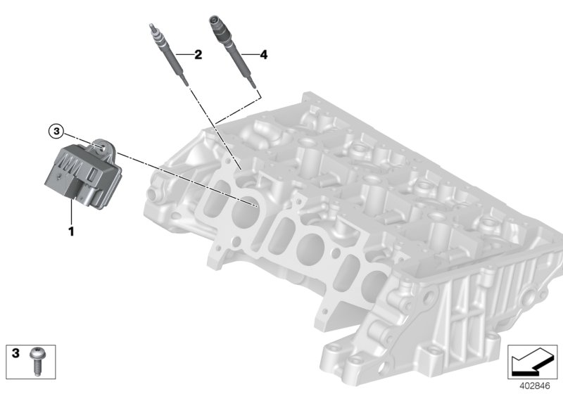 Glow plug unit