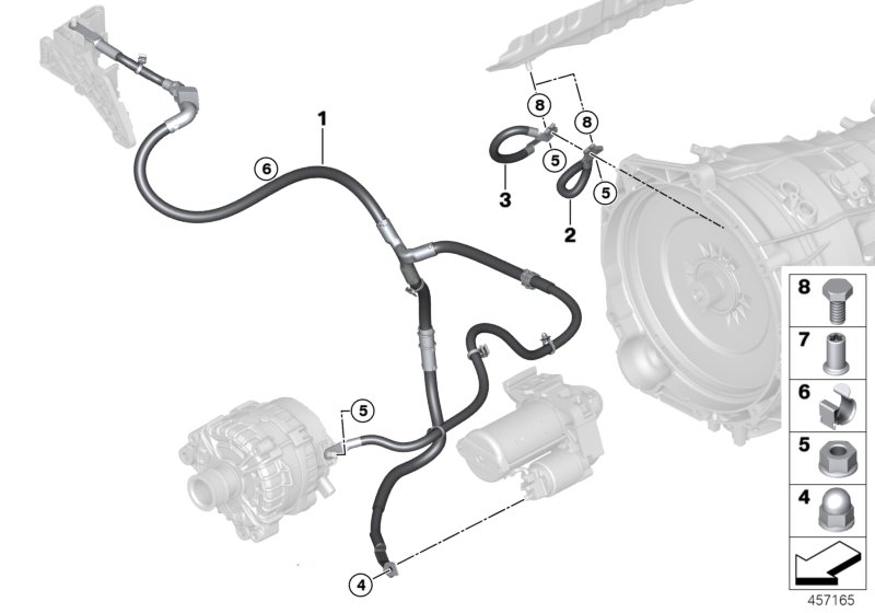 Battery cable/cable starter