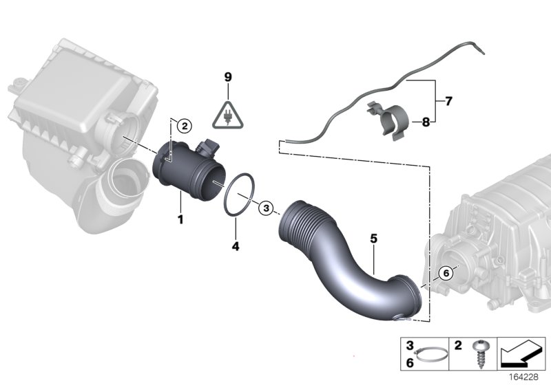 Hot-film air mass meter