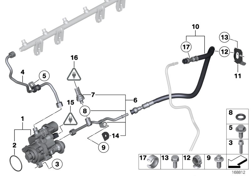 High-pressure pump/Tubing