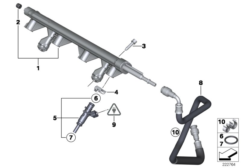Fuel pipe, injection valve