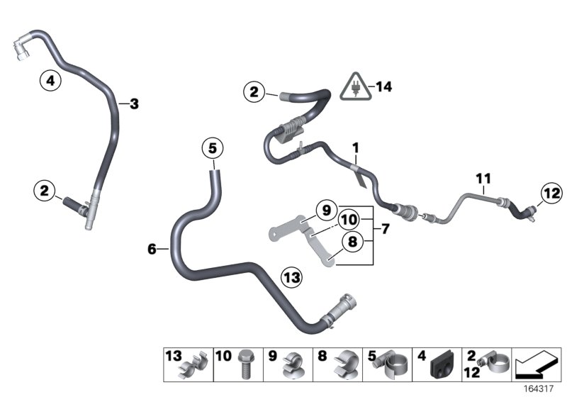 Fuel pipes / Mounting Parts