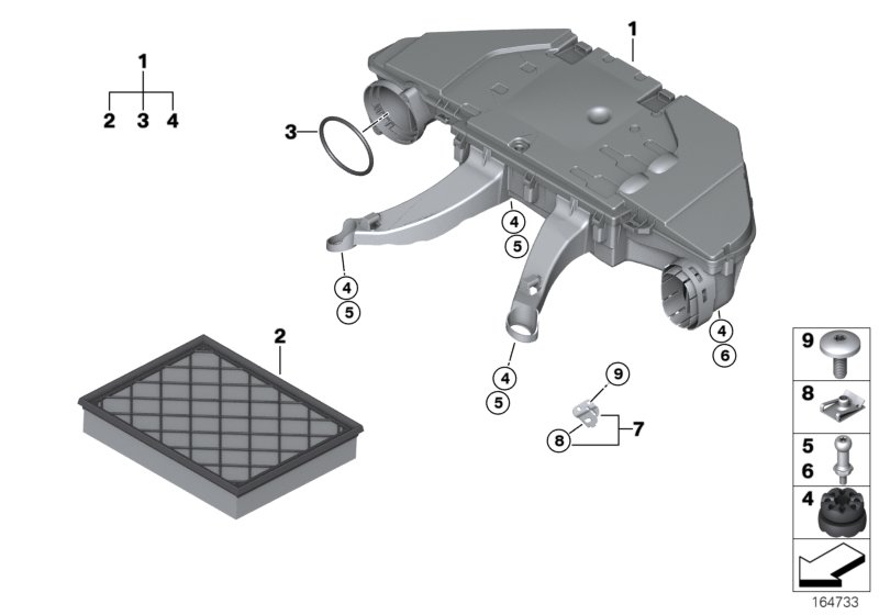 Intake silencer / Filter cartridge