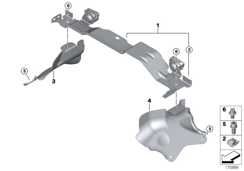 Bracket, intake silencer