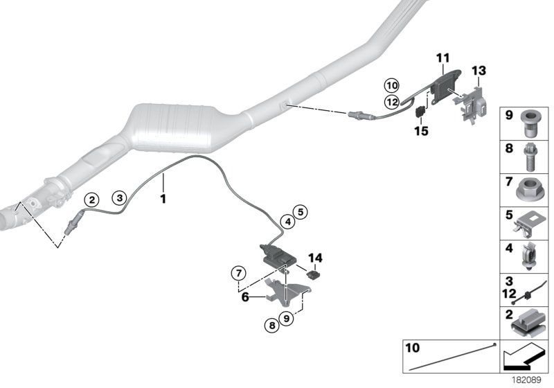 Exhaust sensors / sensor, NOX