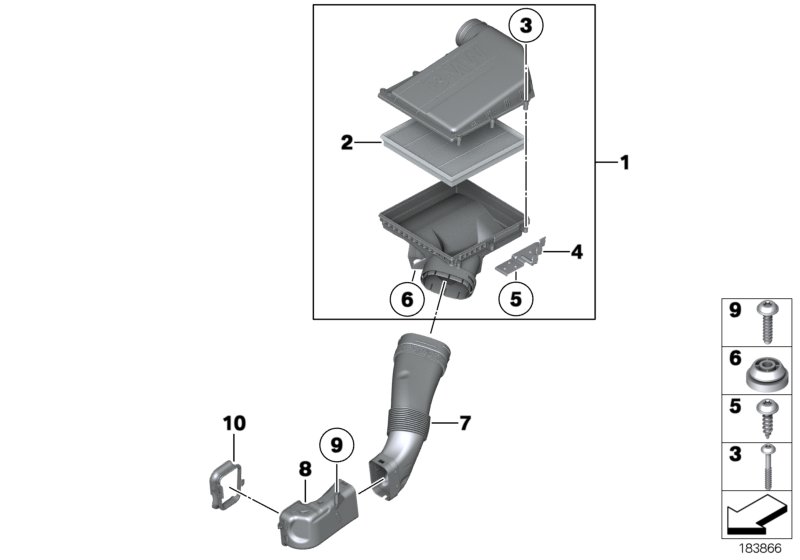 Intake silencer / Filter cartridge
