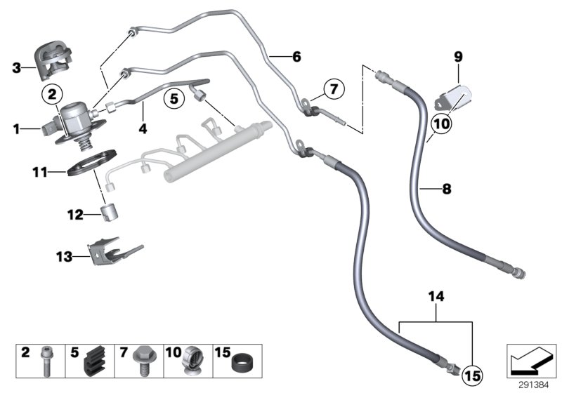 High-pressure pump/Tubing