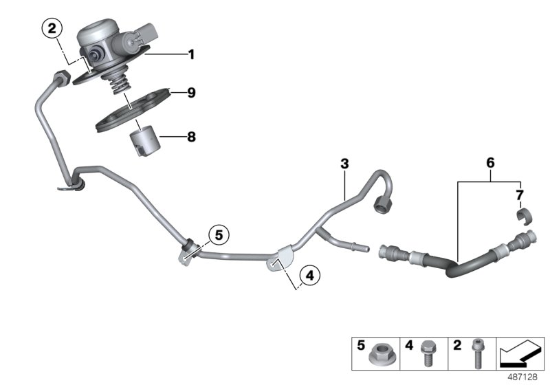 High-pressure pump/Tubing