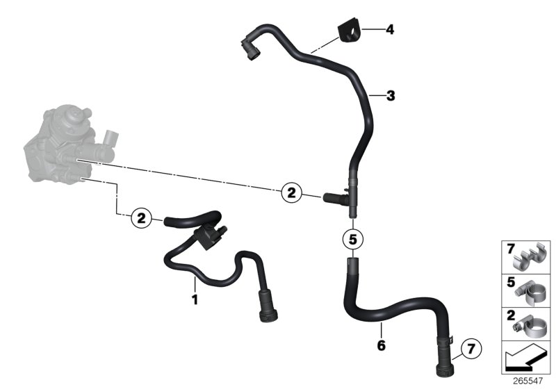 Fuel pipes / Mounting Parts