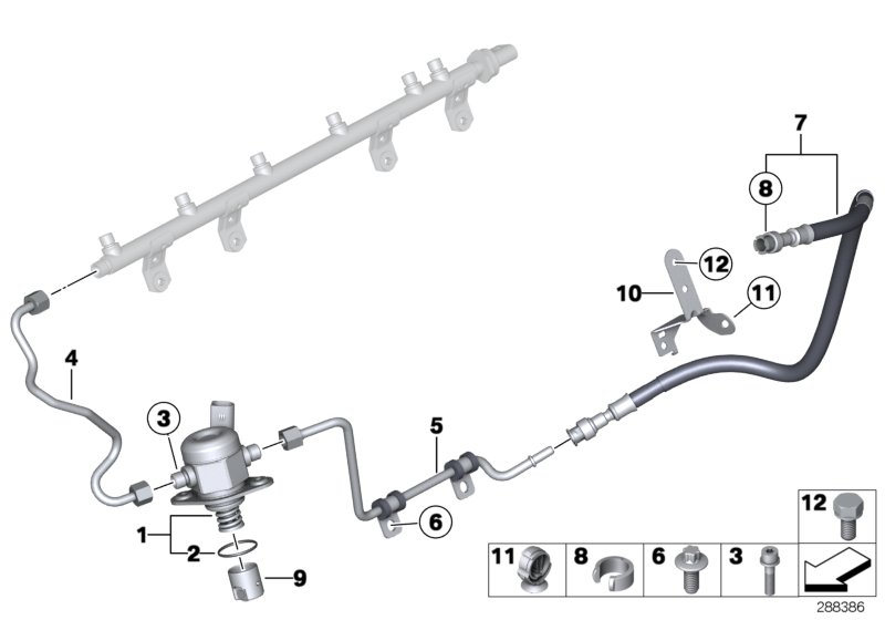 High-pressure pump/Tubing