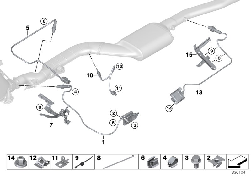 Exhaust sensors / sensor NOX / SCR