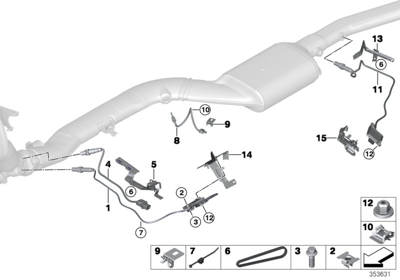 Exhaust sensors / sensor NOX / SCR