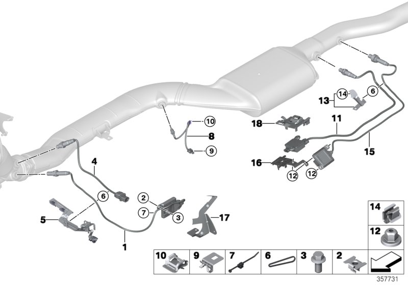 Exhaust sensors / sensor NOX / SCR