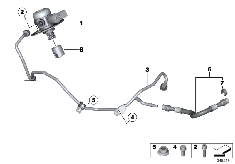 High-pressure pump/Tubing