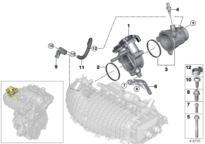 Throttle housing Assy