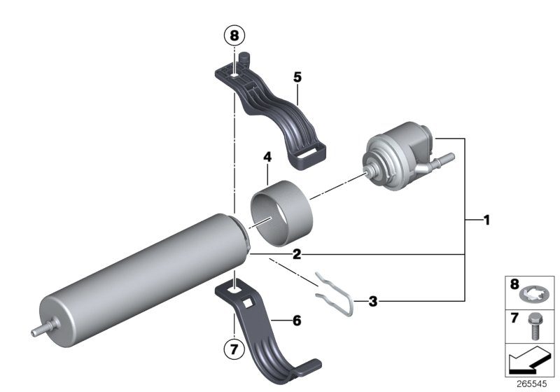 Fuel strainer with heating
