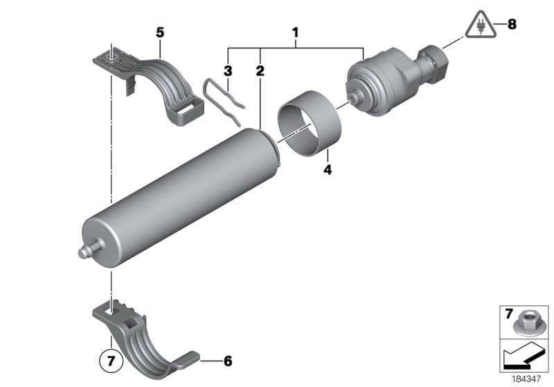 Fuel strainer with heating