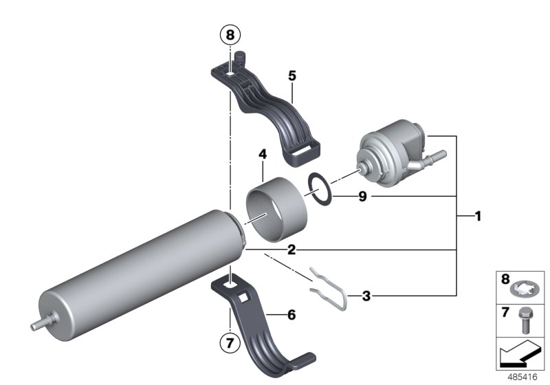 Fuel strainer with heating