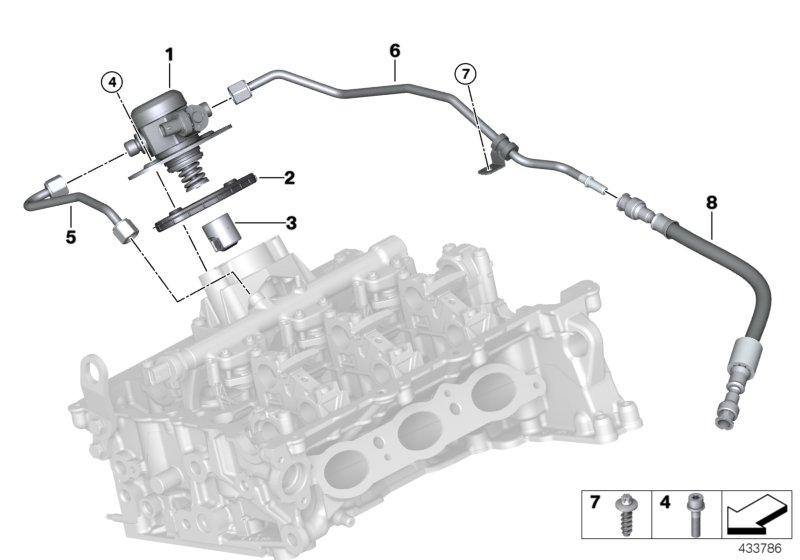 High-pressure pump/Tubing