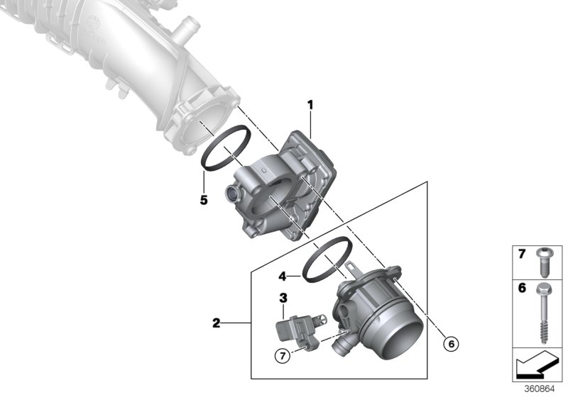 Throttle housing Assy