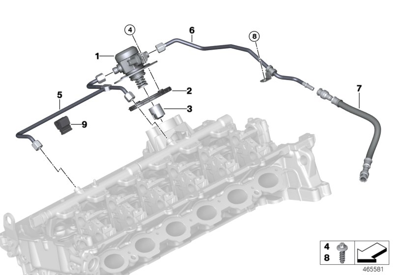 High-pressure pump/Tubing