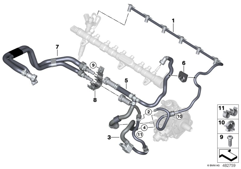 Fuel pipes / Mounting Parts