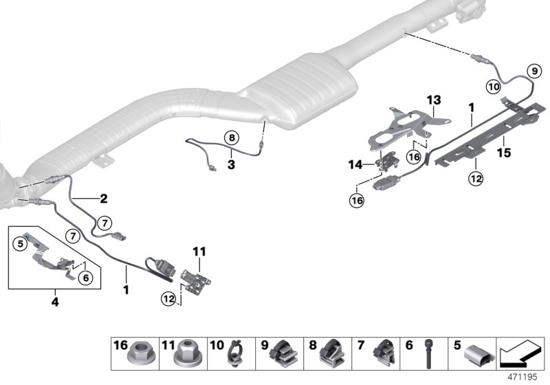Exhaust sensors / sensor NOX / SCR