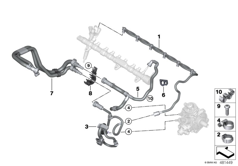 Fuel pipes / Mounting Parts