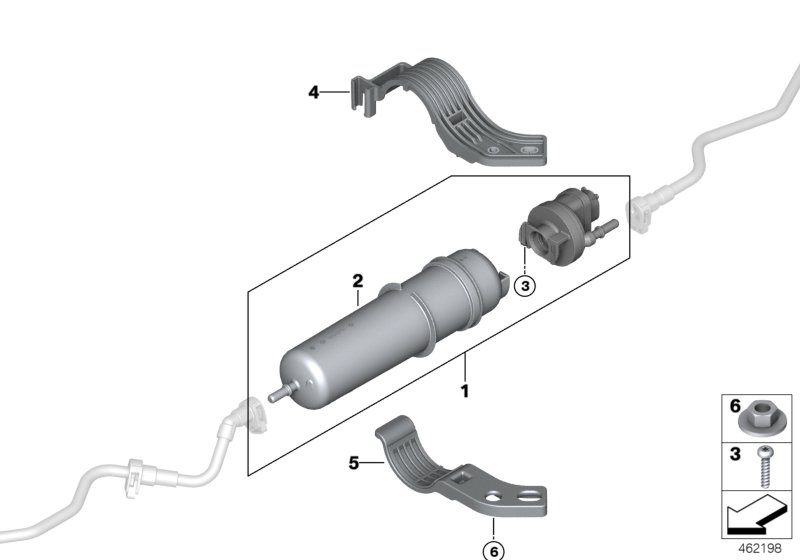 Fuel strainer with heating