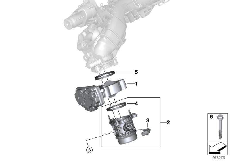 Throttle housing Assy