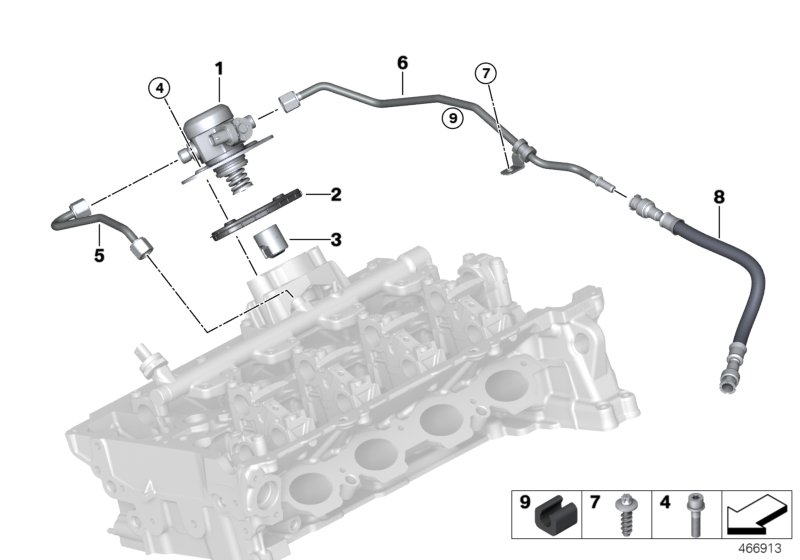 High-pressure pump/Tubing