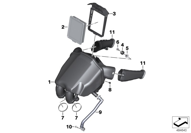 Intake silencer