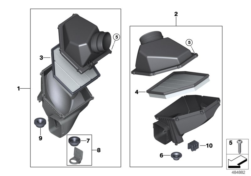 Intake silencer / Filter cartridge