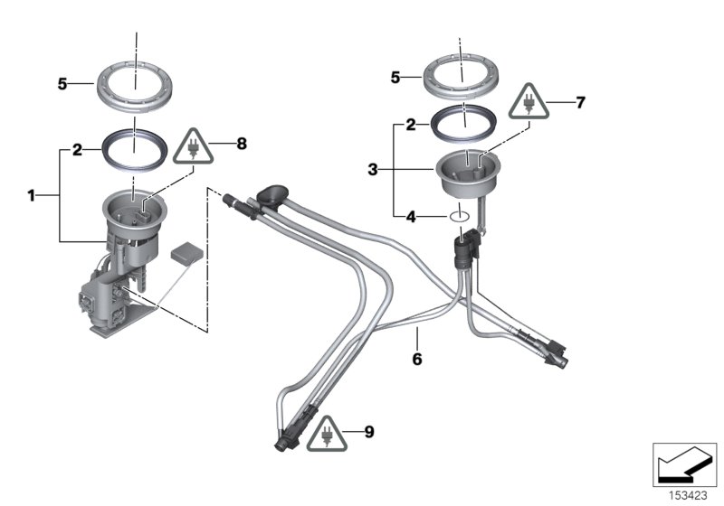 Fuel pump and fuel level sensor