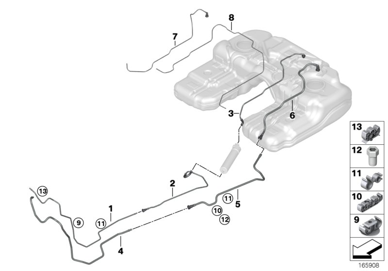 Fuel pipes / Mounting Parts