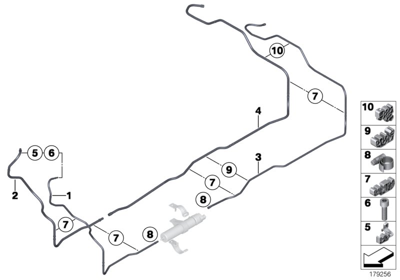 Fuel pipes / Mounting Parts