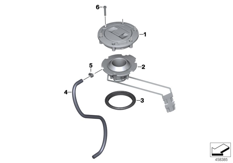 Fuel tank filler cap