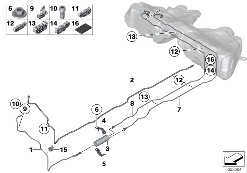 Fuel line / fuel filter