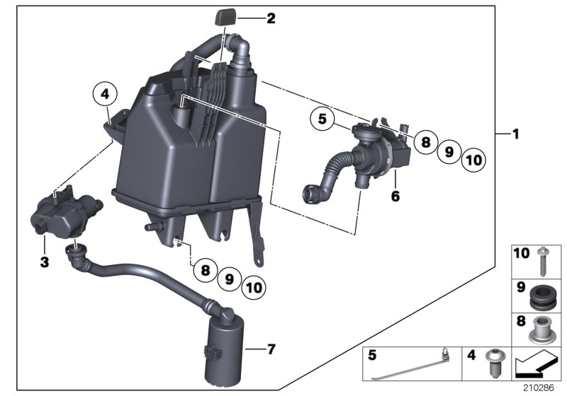 Activated Charcoal Filter/FUEL VENTILAT