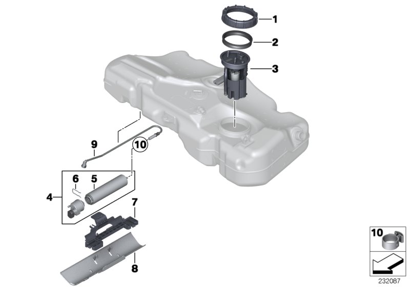 Fuel pump/fuel filter