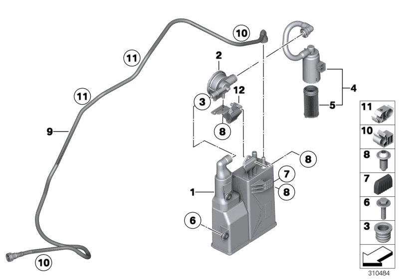 Activated Charcoal Filter/FUEL VENTILAT