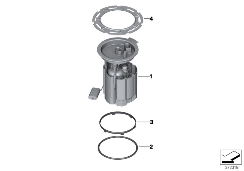 Fuel pump and fuel level sensor