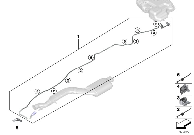 SCR metering line