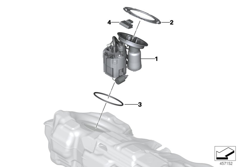 Fuel pump and fuel level sensor