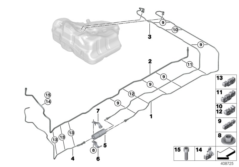 Fuel line / fuel filter