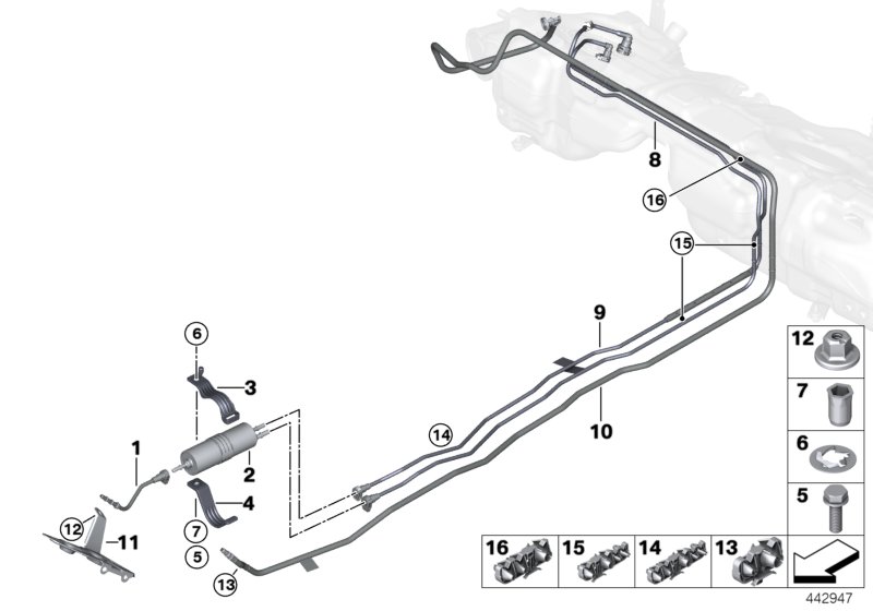 Fuel line / fuel filter