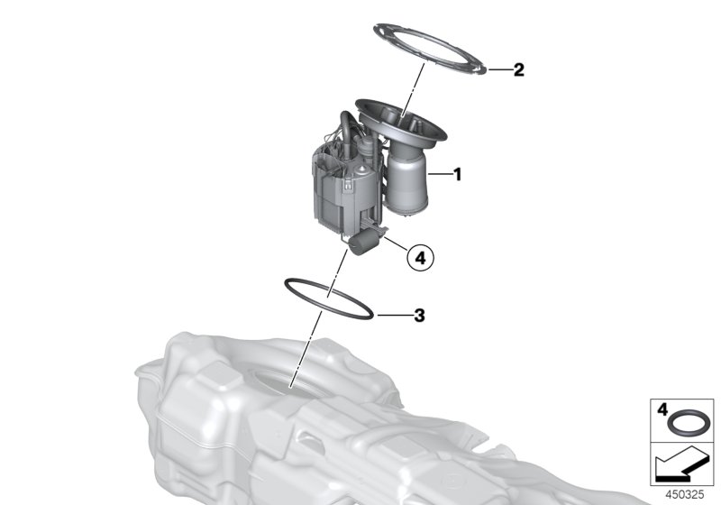 Fuel pump and fuel level sensor