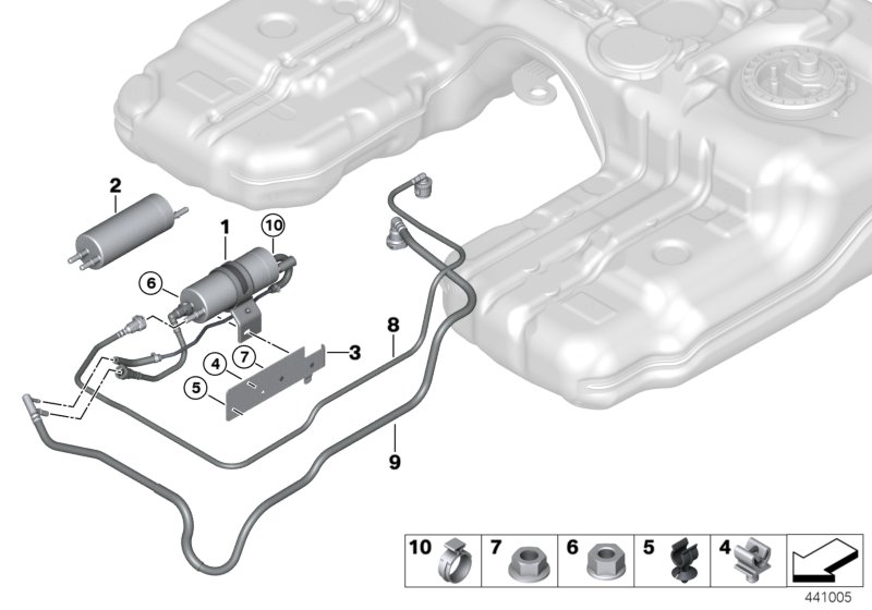 Fuel line / fuel filter
