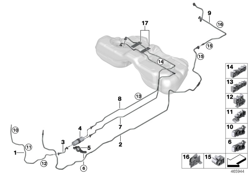 Fuel line / fuel filter