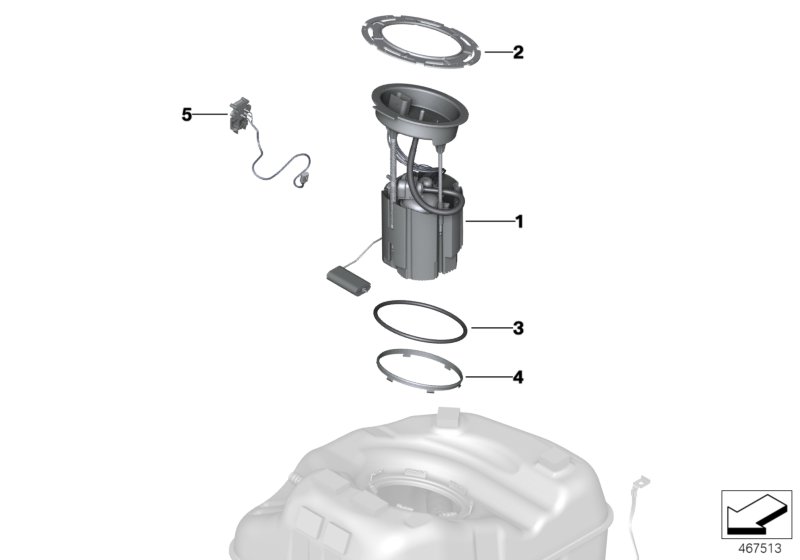 Fuel pump and fuel level sensor